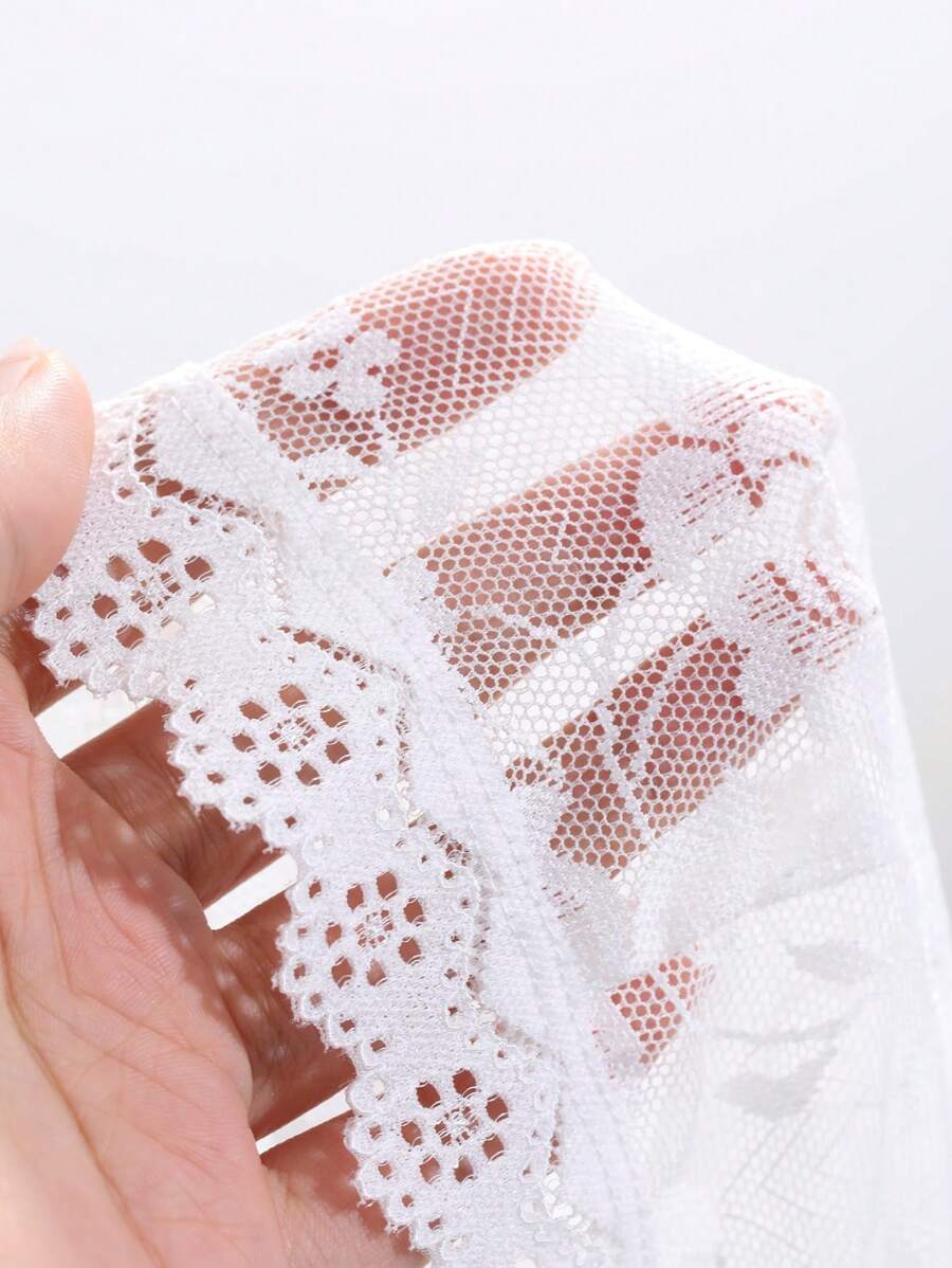 DAZY Women's Lace Halter Neck Camisole And Thong Sexy Lingerie Set