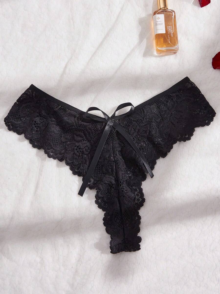 2pcs Lace Sexy Lingerie Set For Women, Suitable For Sleepwear And Loungewear