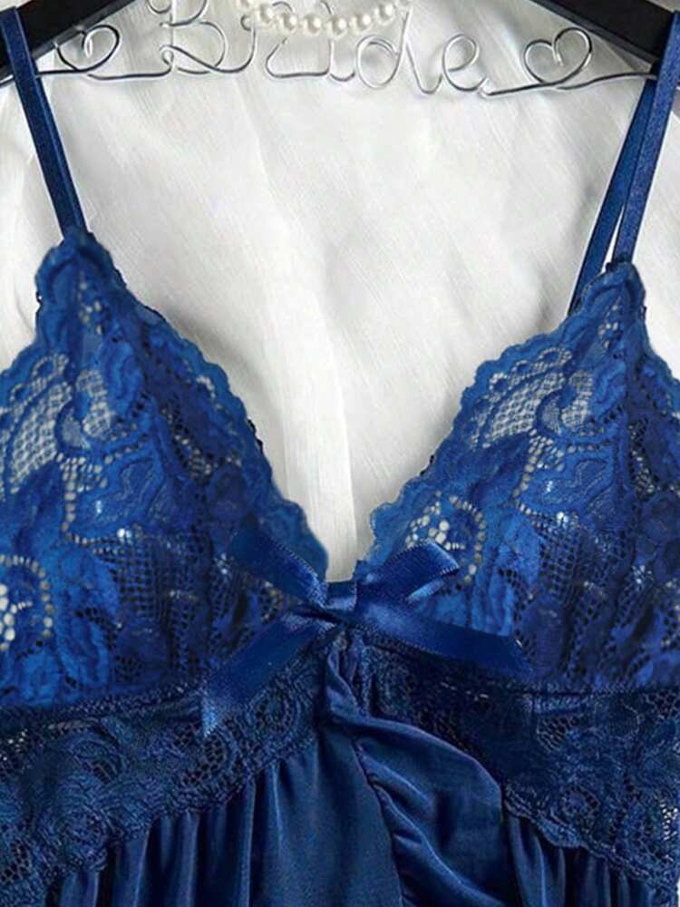 Lingerie Set For Women, Sexy Lingerie Nightgown Made Of Net Fabric, Strap Nightgown, Suitable For Home, Hotel, Valentine's Day, Sexy Nightgown,Sexy Lingerie