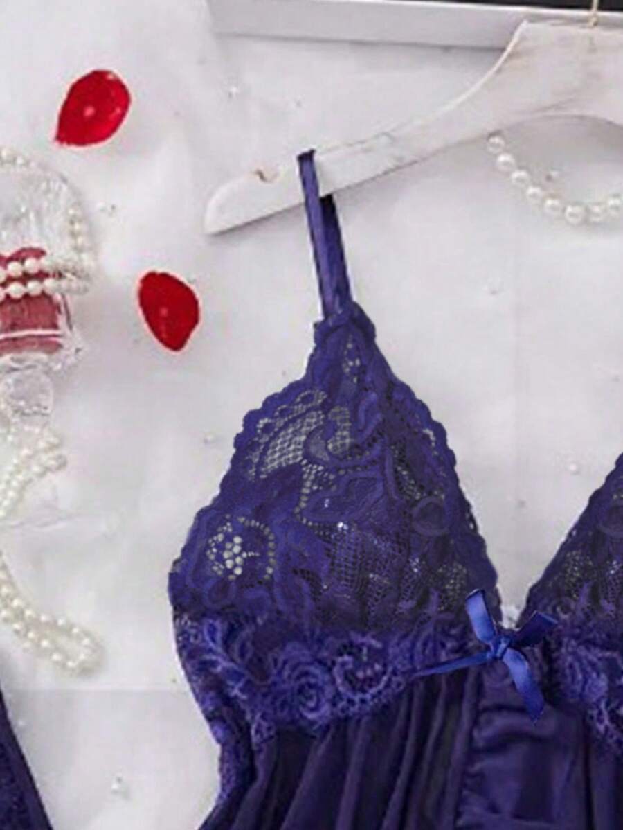 Lingerie Set For Women, Sexy Lingerie Nightgown Made Of Net Fabric, Strap Nightgown, Suitable For Home, Hotel, Valentine's Day, Sexy Nightgown,Sexy Lingerie