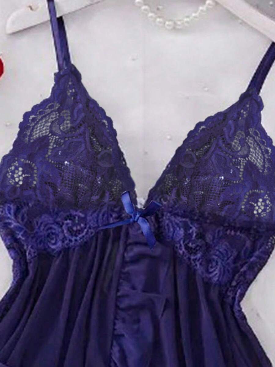 Lingerie Set For Women, Sexy Lingerie Nightgown Made Of Net Fabric, Strap Nightgown, Suitable For Home, Hotel, Valentine's Day, Sexy Nightgown,Sexy Lingerie